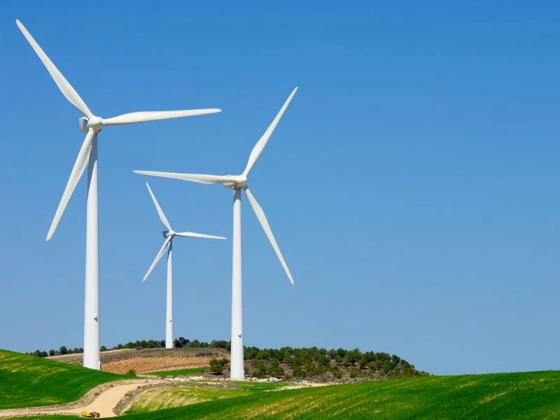 energía eólica limpia y sostenible